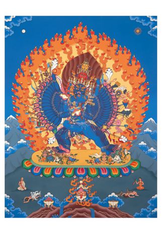 13 Deity Yamantaka with Consort / Vajrabhairava