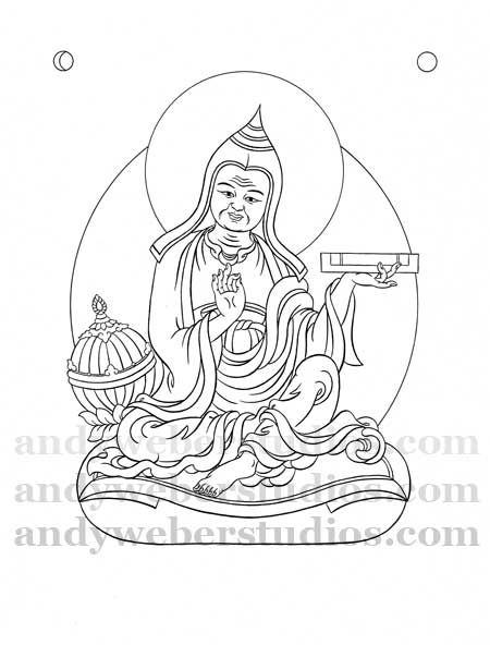 Bhavaviveka Line Drawing