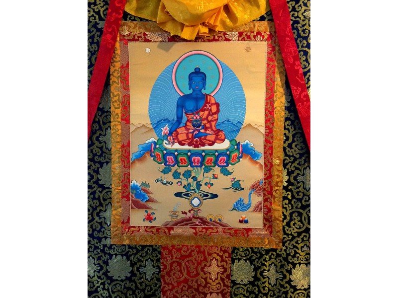 Medicine Buddha Brocaded