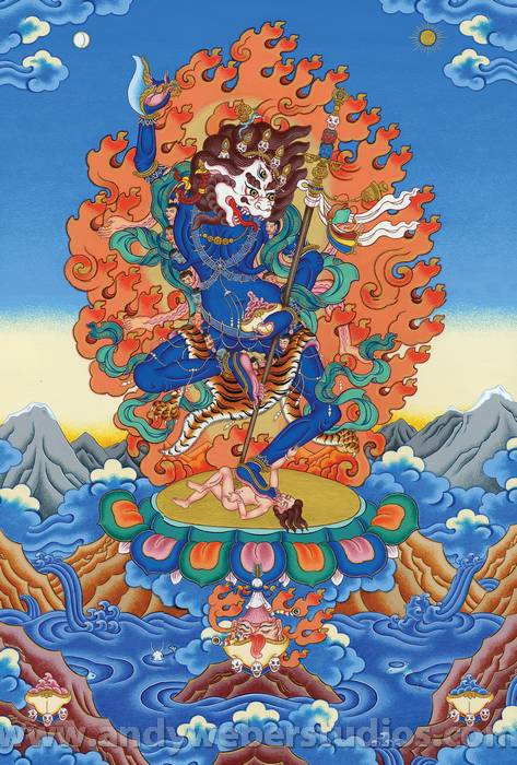 Simhamukha / Lion-Faced Dakini